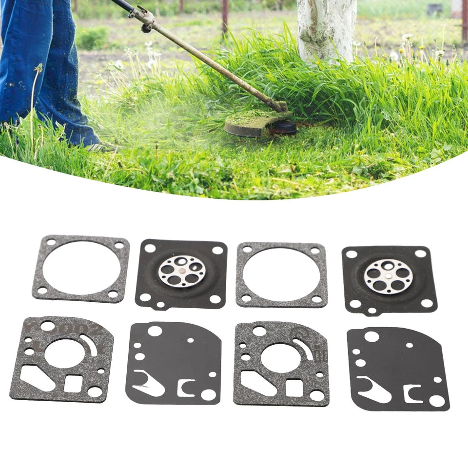 2 Sets Carburetor Diaphragm Repair Kit For Ruixing Carbs For Homelite