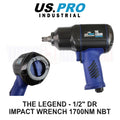 Us Pro Industrial Impact Wrench 1/2 In Dr Air Legend Ultimate Torque