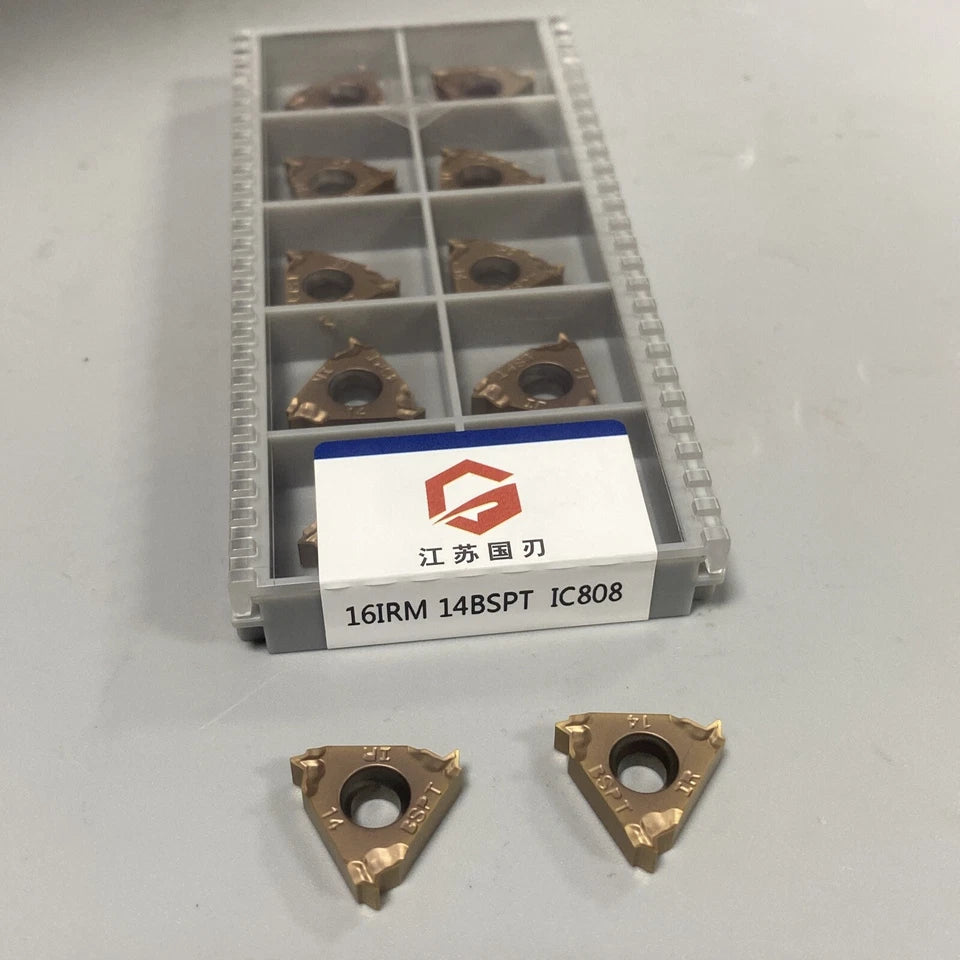 16irm 14bspt Ic808 Left Internal Thread 3nr Carbide Thread Insertion