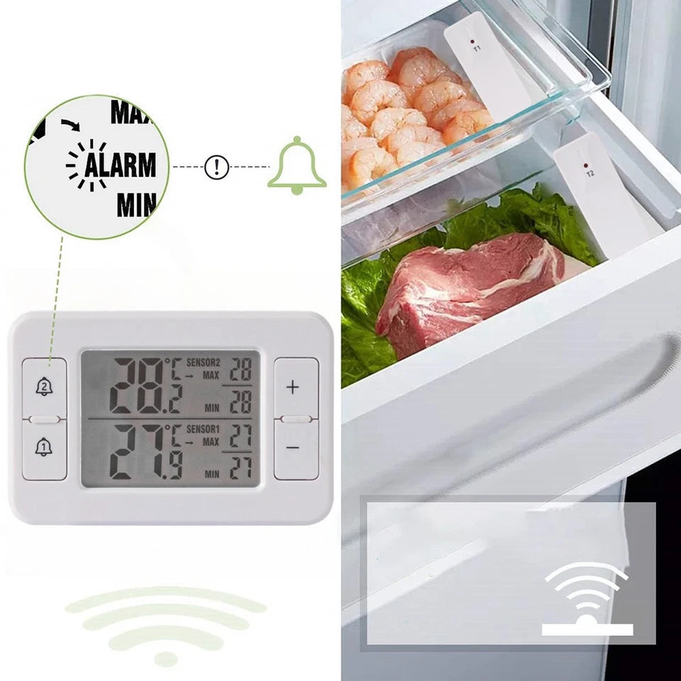 Dual Wireless Thermometers For Accurate Indoor And | Built Supply Co