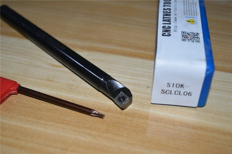 10x125mm Left Hand Lathe Boring Bar Turning Toolholder + Ccmt060204