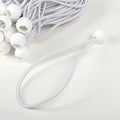 9" Heavy Duty Tie Downs White Ball Bungee Cords Set