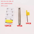 10mm End Milling Cutter + 10x Jdmt070204r Indexable Carbide End Mills