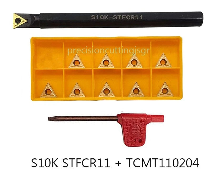 3/8 Lathe Internal Boring Bar Turning Tool Holder S10k Stfcr11 + 10*