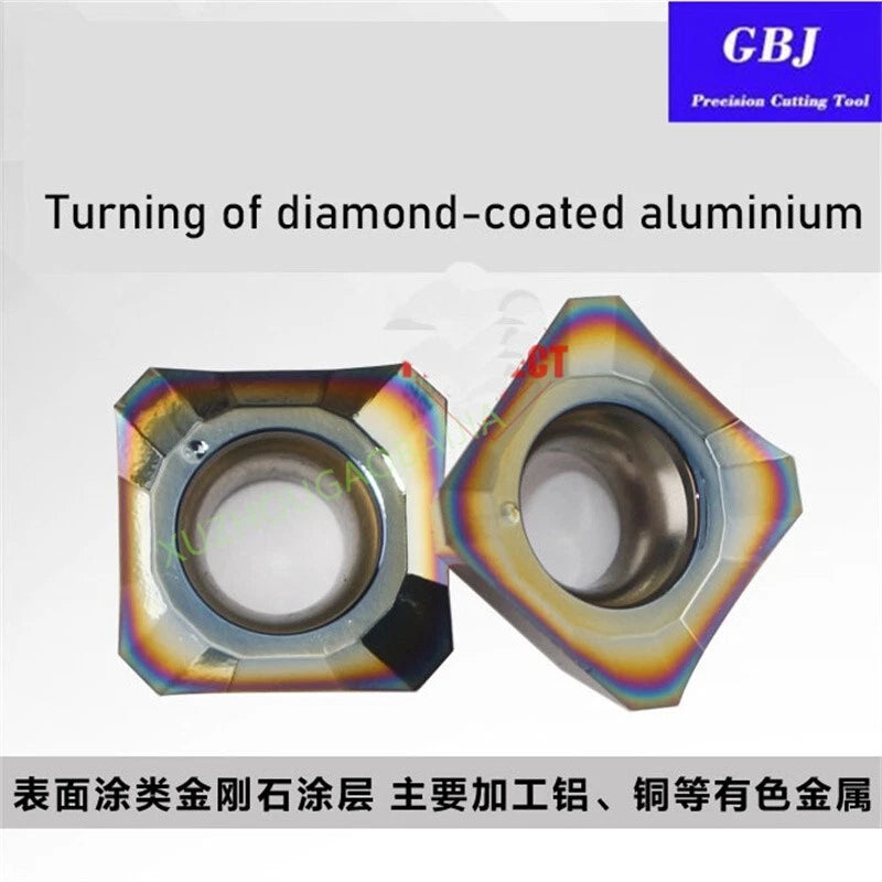 Pcd Coating Seht1204affn-x<wbr/>83 K18 Carbide Aluminum With Milling