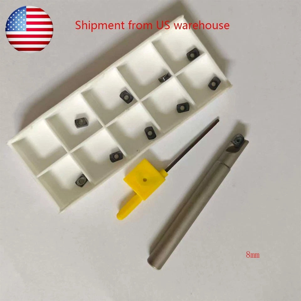 5/16'' Indexable Milling Shank 10mm With Carbide Milling Cutter