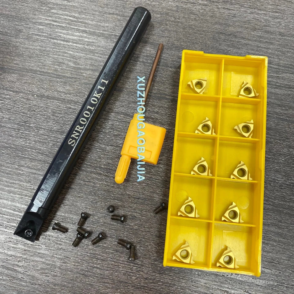 Small Internal Threading Tool, Boring Tool, With 10 Carbide 11ir A60,