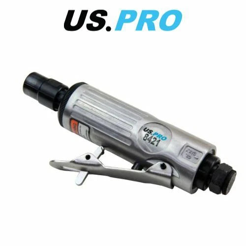 Us Pro 1/4" Air Die Grinder - Compact & Lightweight 8421