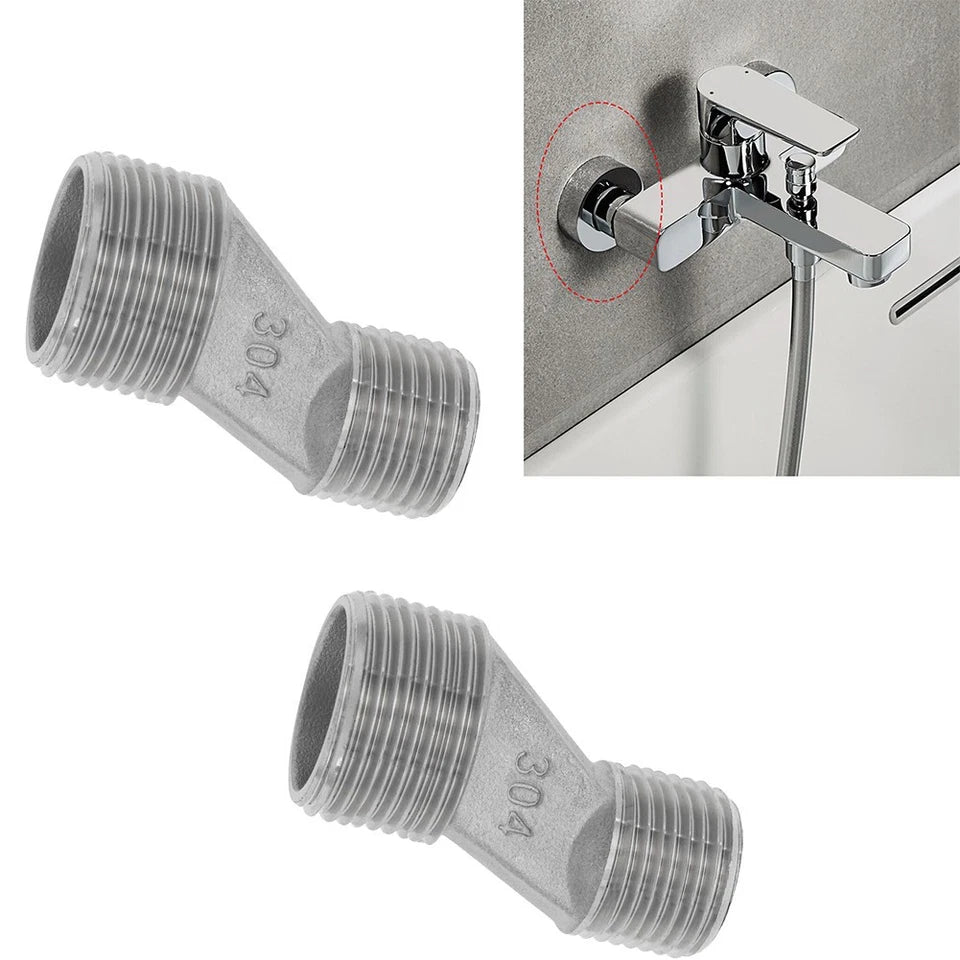 Offset Adapters Faucet Corner 3/4 Inch 304 Stainless Steel 1/2 Inch