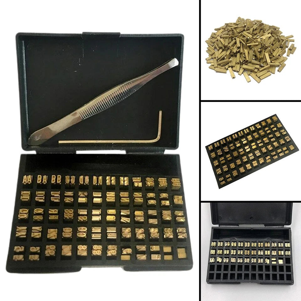 Set Hot Stamping Copper Letters-therma<wbr/>l | Built Supply Co