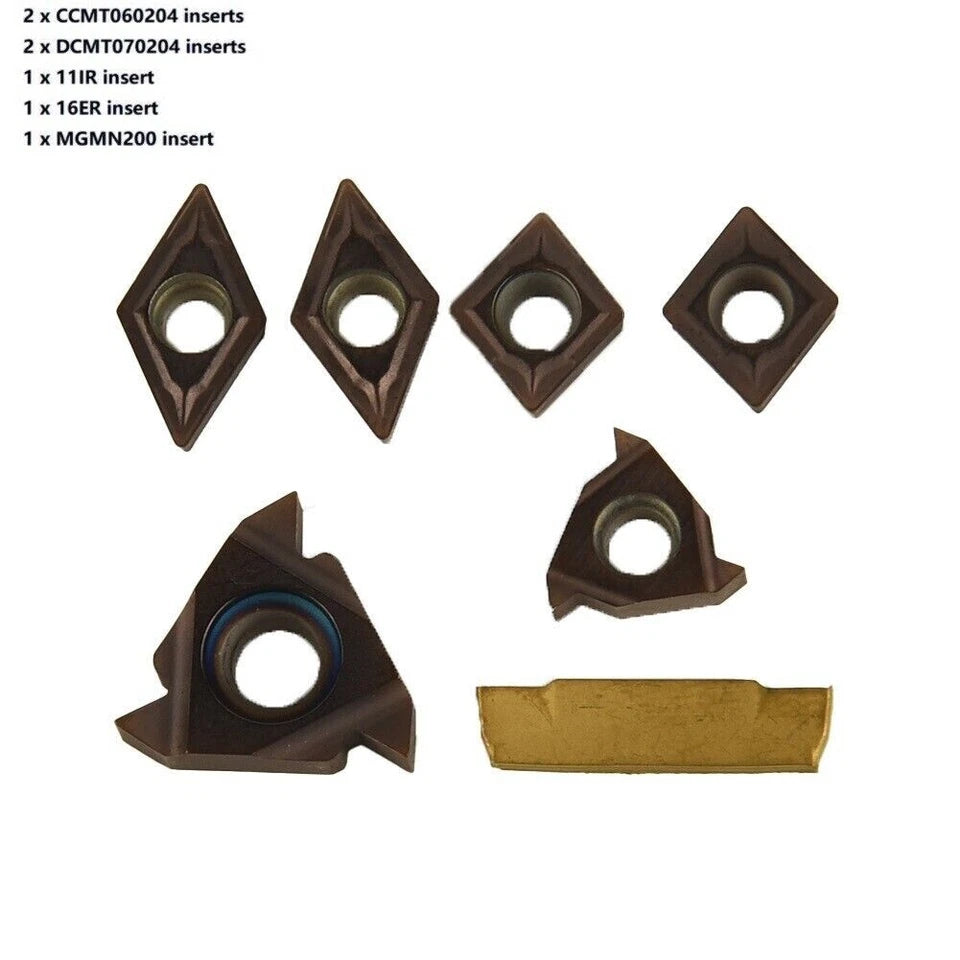 Carbide Ccmt060204 Inserts For-shank Lathe Boring Bar Turning