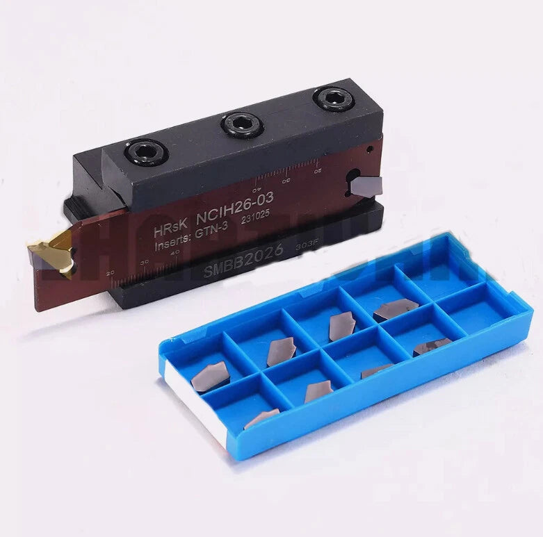 Lathe Grooving Cut-off Ncih26-03 With Gtn-3 Ic354 Grooving Insert