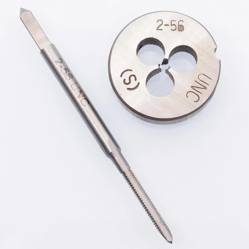 Us Stock Hss 2-56 Unc Tap & 2-56 Unc Die Right Hand