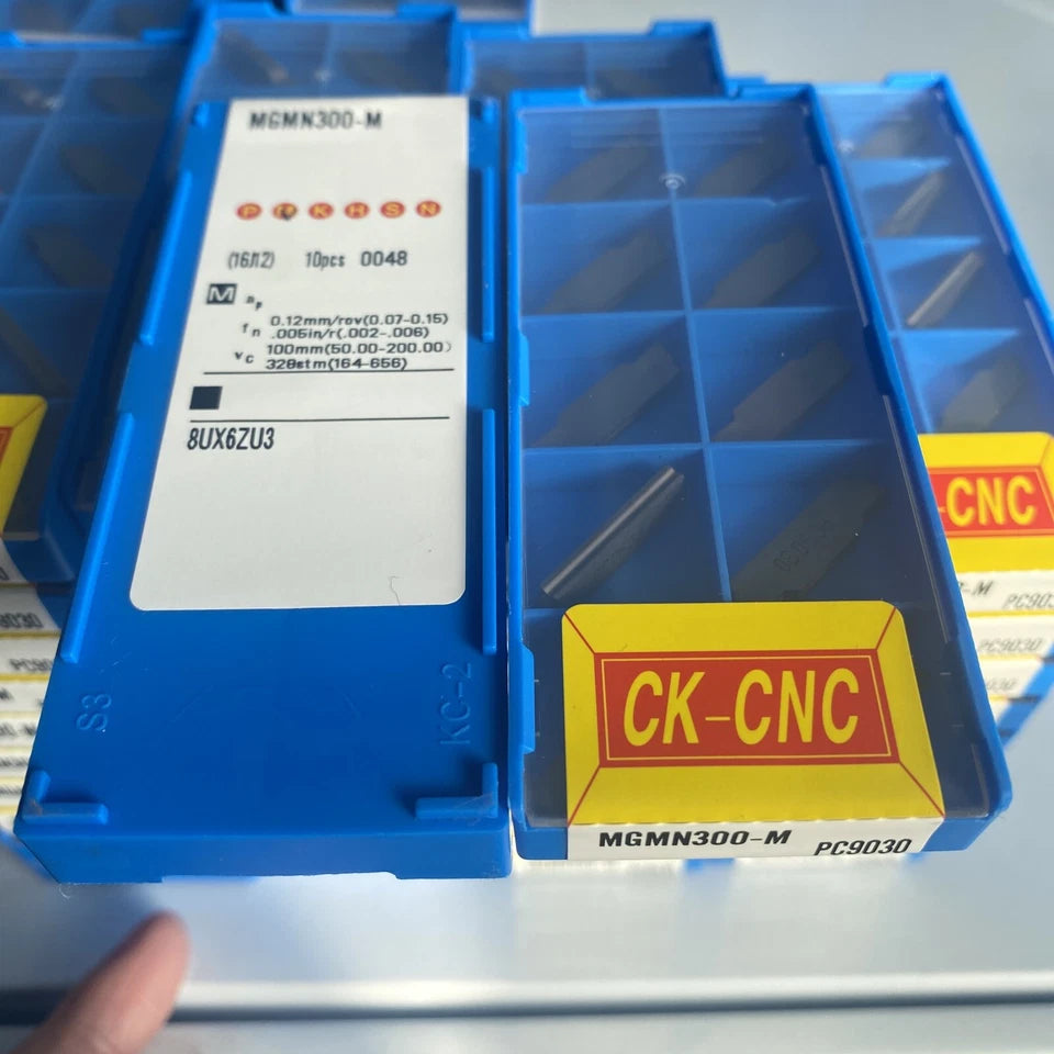 Pack Mgmn300-m 9030 Cemented Carbide Grooving Insert For Mgivr Mgehr