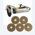 3" Air Cut Off Bodyshop Tool + 6 Cutting Grinding Discs