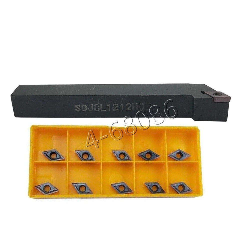 Lathe Turn Tool Holder 12x100mm Sdjcl1212h07+d<wbr/>cmt070204