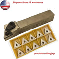5/8" Shank 100mm Long Mtjnr 5/8 H16 Lathe Turn Holder + Tnmg332