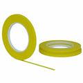 3 Pack 1/4" .25 Inch X 60yd (6mm X 55m) Thin Stikk Yellow Painters