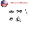 For 1/2"/12mm Shank Lathe Turning Insert Tool Holde Bit Set For