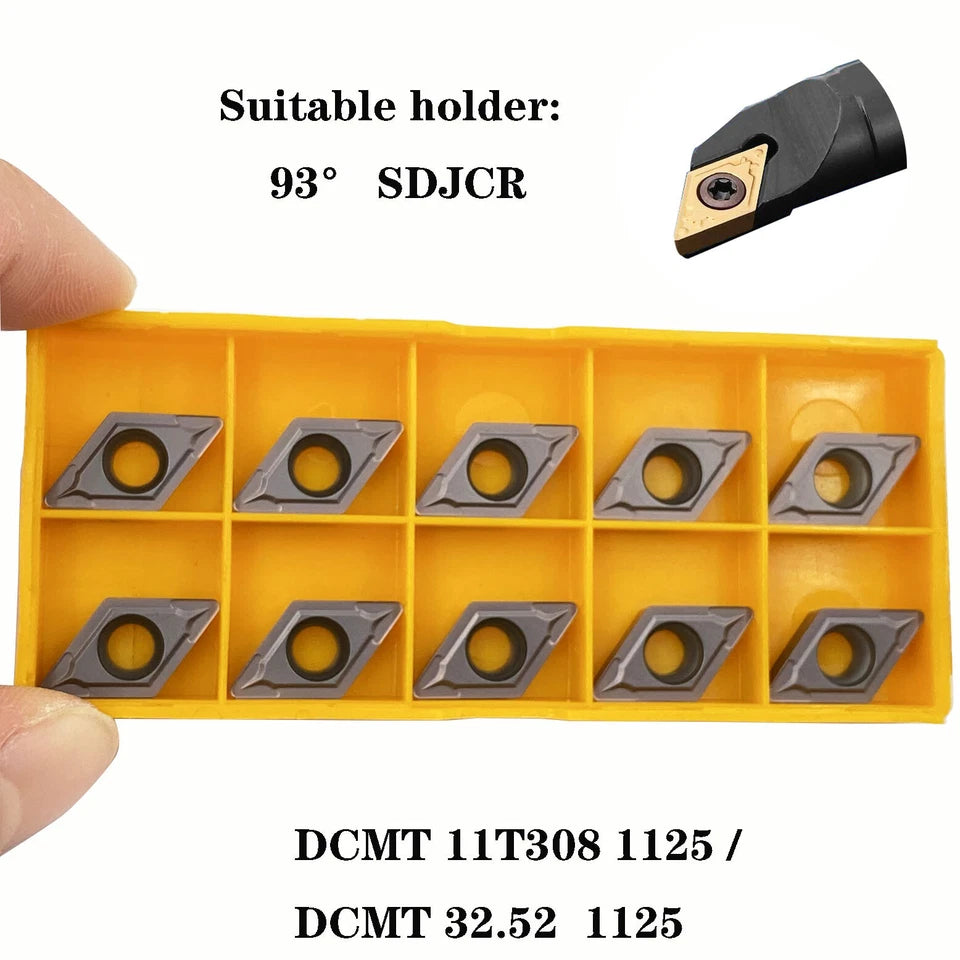 Dcmt11t308 Dcmt32.52 Carbide Inserts Blades For Lathe Turning Tool