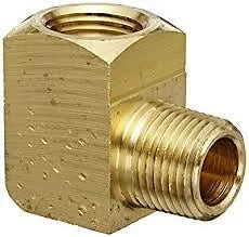 Parker 2202p-2 Brass Street Elbow. 1/8" Male Pipe X 1/8" Female Pipe