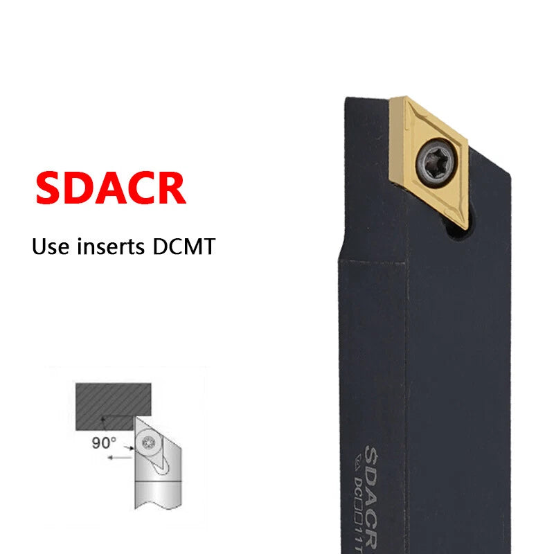 Sdacr Sdacl 8mm 10mm 12mm 16mm 20mm Cnc External Turning Tool Holder