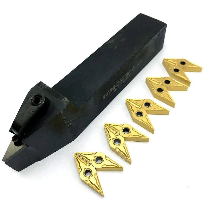 Mvvnn 2525m16 25mm Lathe Neutral Turning Tool Holder + Vnmg331