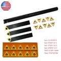 1/2" Shank Lathe Turning Tool + Tcmt Carbide Insert Us Stucr-2