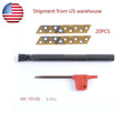 93° 1/2" Shank 7" Long Lathe Indexable Boring Bar S08-stucr-2 +