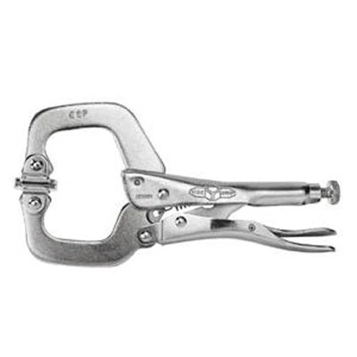 Irwin Vise Grip 6sp Locking C-clamp Pliers, Swivel Pads, 6" Long