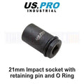 Us Pro Industrial 1/2" Dr 21mm Scaffolders Impact Socket For Wrench