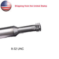 2* Solid Carbide Thread Mill Unc 8# 8-32 Tpi Hrc60 3 Teeth Thread