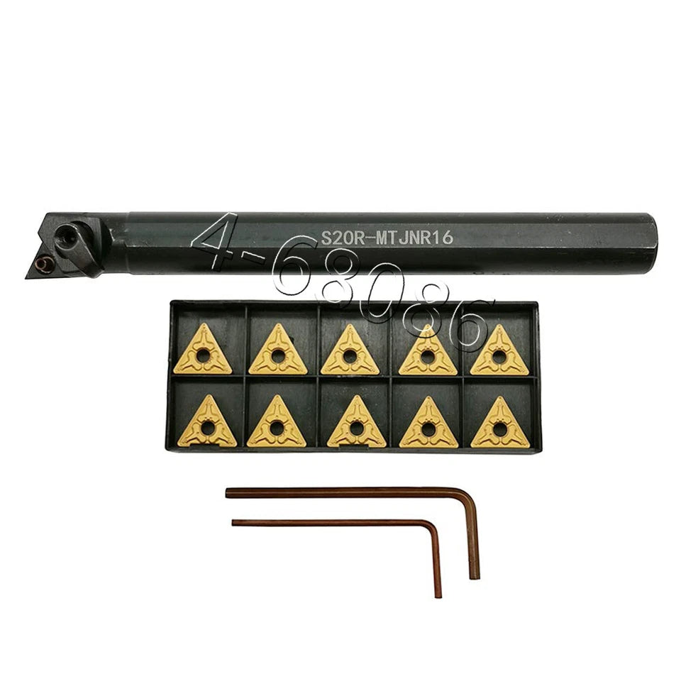 Indexable Boring Bar Turning Tool Holder + Tnmg332 Insert