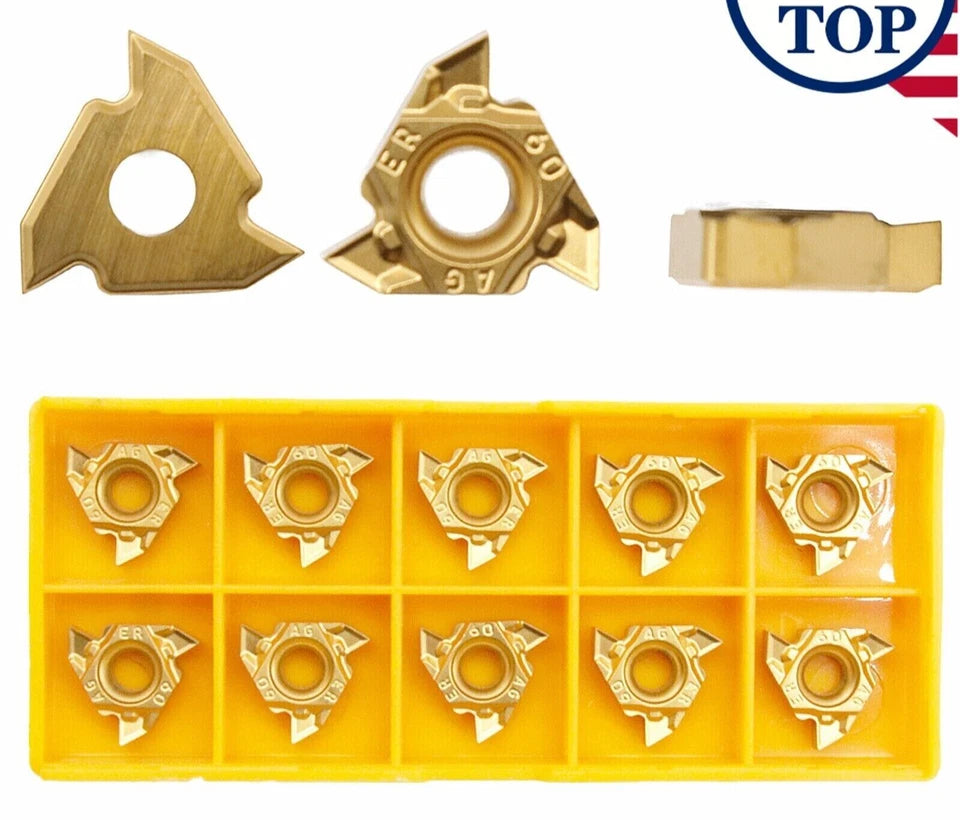 16erag60 Mmt16erag60-s Gbj201 Carbide Threading Turning Inserts For