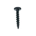 #10 X 1" Deep / Coarse Thread Phillips Pan Head Screws Black Phosphate
