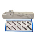 T35 Lathe Turn Grooving Cutt-off Holder+mgmn300<wbr/>-m Cnc Carbide