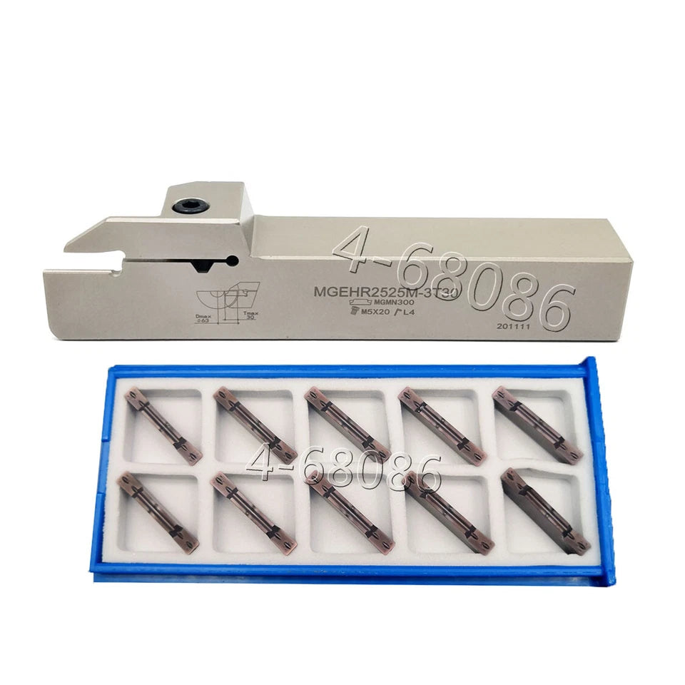 T35 Lathe Turn Grooving Cutt-off Holder+mgmn300<wbr/>-m Cnc Carbide
