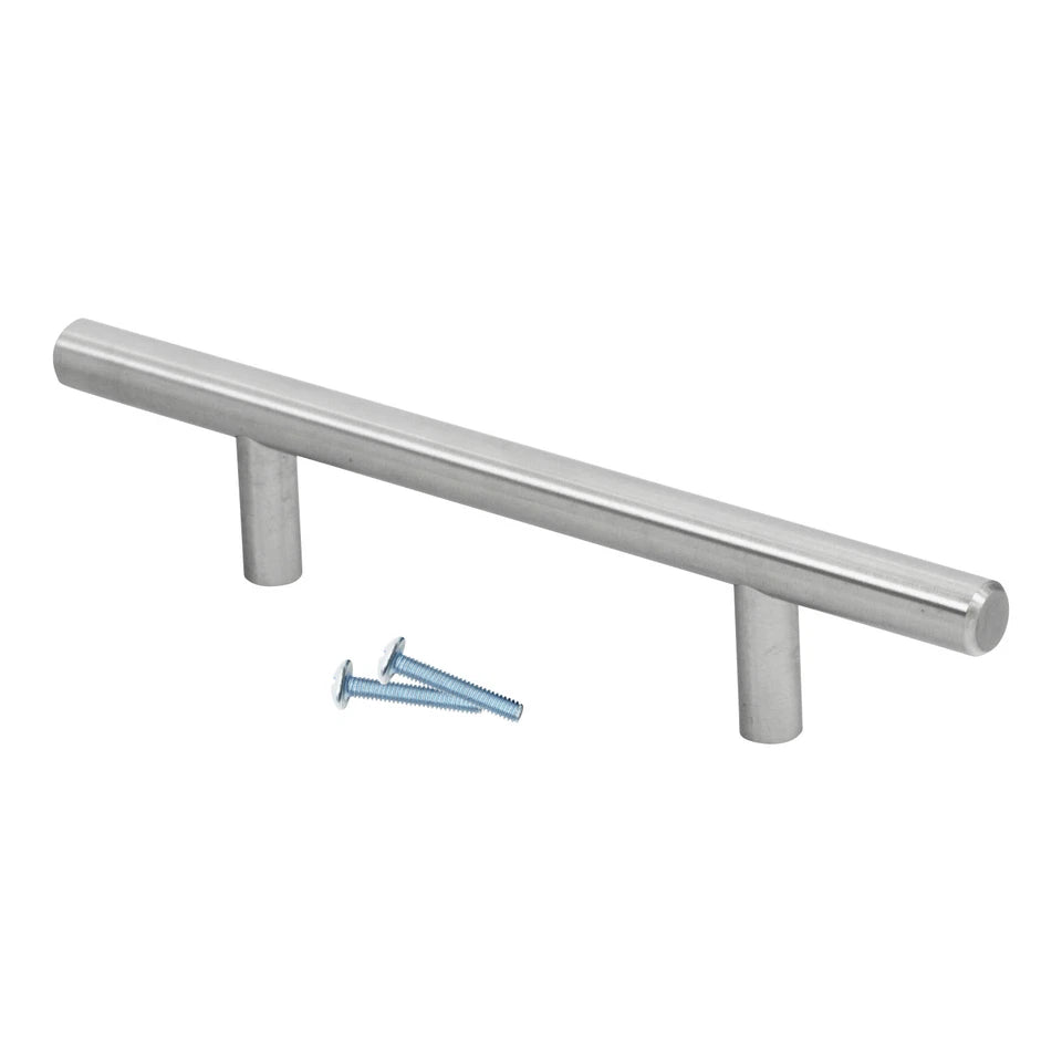 Contemporary Euro Style 3-3/4" (108mm) Center To Center, Stainless