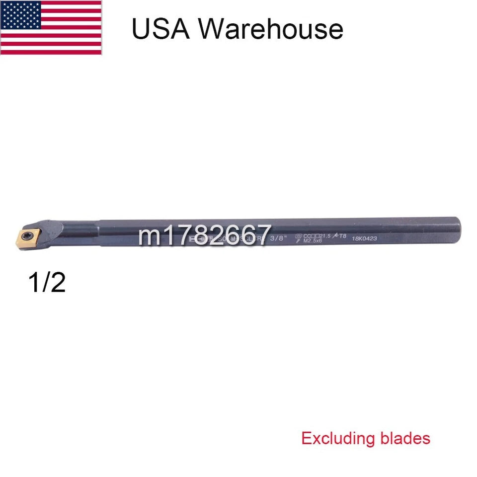 1/2 X 7" Shank S-sclcr6-2 Indexable Boring Bar With Insert