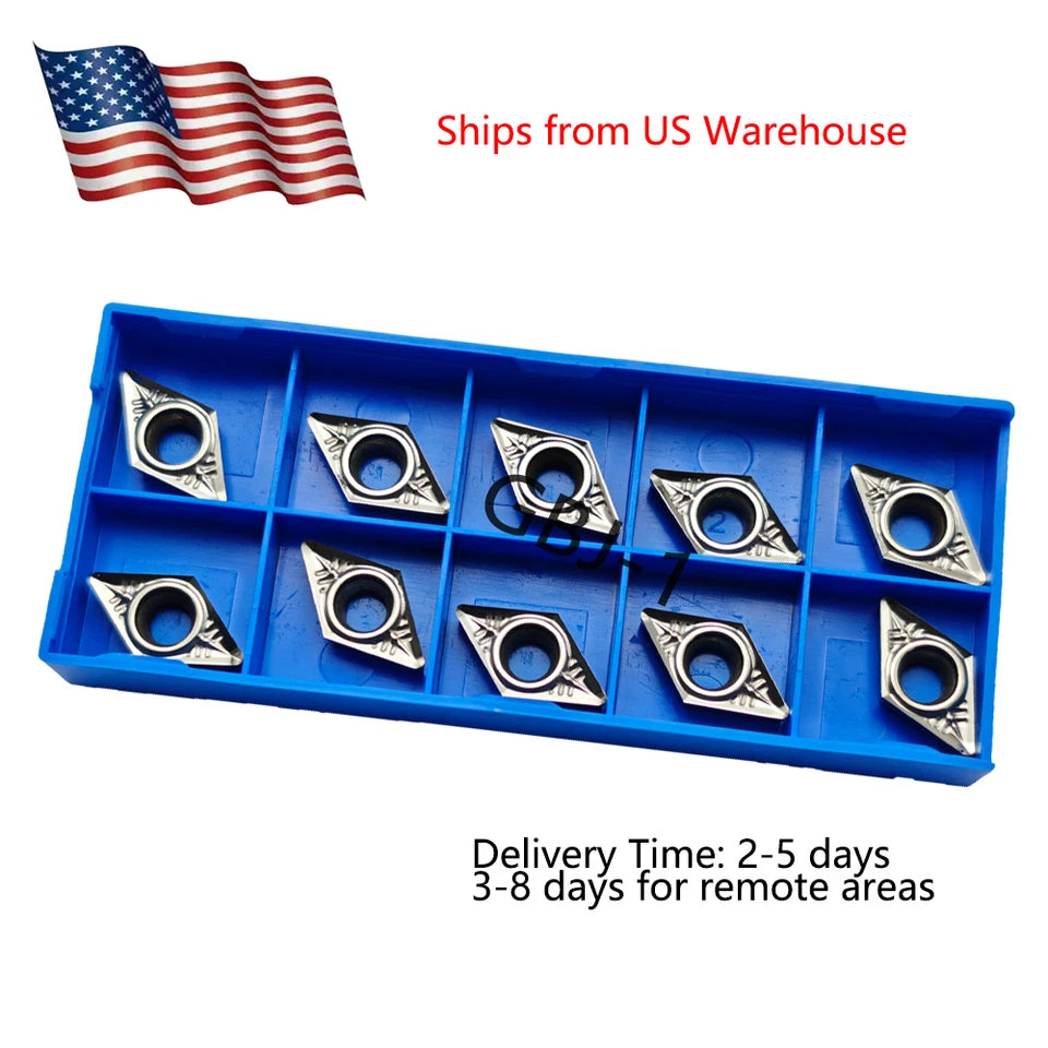 N01 Carbide Inserts - Mirror Finish Aluminum Turning