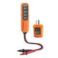 Klein Tools Et45vp Voltage And Gfci Receptacle Tester, Ac/DC Voltage