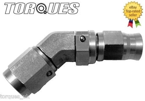 An -4 (An4 4an) 45 Degree Stainless Steel Hose | Built Supply Co