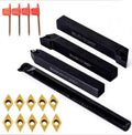 12mm Lathe Turning Tool Holder Boring Bar + 10 Dcmt070204 Carbide