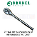 Brunel Tools 1/2" Drive 72t Quick Release Reversible Ratchet Socket