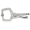 Irwin 11sp Vise Grip Locking C-clamp Pliers 11" With Swivel Pads