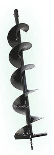 6" 150mm Earth Auger Bit For One-man Augers 2ft Depth