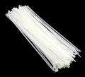 Zip Cable Ties 14" 50lbs Natural White Made In Usa Nylon Wire Tie