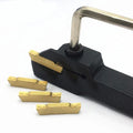 Carbide Insert & Mgehr1616-4 Parting Off Turning Holder Lathe Tool