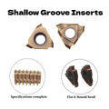 Semicircle Tgf32r-r0.6 Carbide Grooving Inserts Shallow Grooving