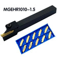 5 Cnc Lathe Turning Tool Holder + Mgmn150-g Grooving Cut Off Insert